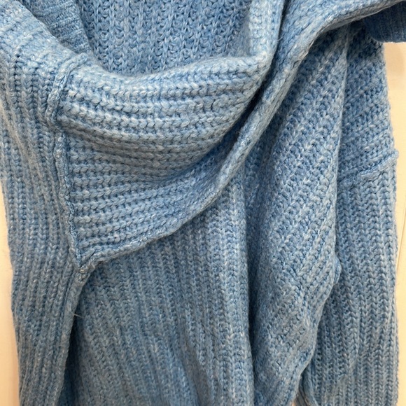 Free People Blue Oversized Sweater Size XS - Picture 8 of 11